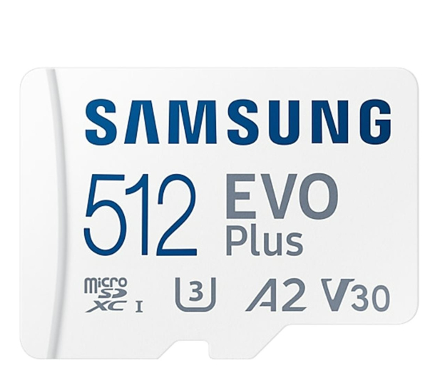 SAMSUNG EVO Plus microSD 512GB z adapterem 160MB/s - 1237161 - zdjęcie
